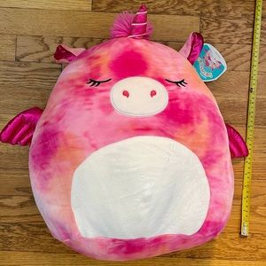 Henley Pink Halicorn Squishmallow NWT